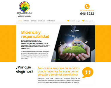Página Web Cotrascal S.A.S.